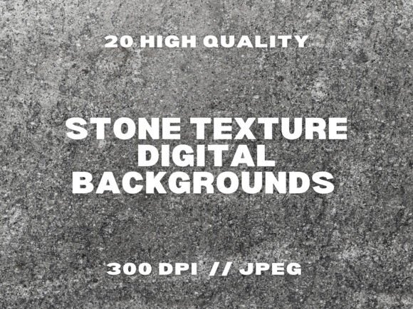 20 Stone Texture Digital Backgrounds