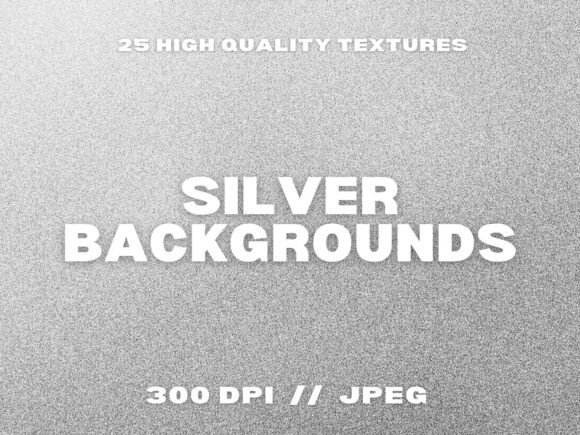 25 Silver Backgrounds: A Strategic Design Resource for Creatives and Professionals