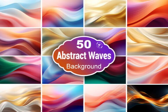 Abstract Waves Banner Background: Elevating Visual Design with Dynamic Motion and Color