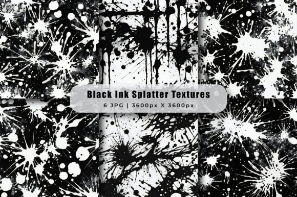 Black and White Ink Splatter Textures: A Strategic Design Resource for Creatives and Entrepreneurs