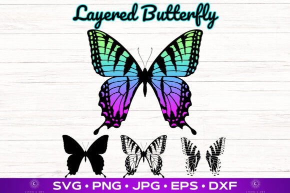 Butterfly Layered SVG 3D Laser Cut File: A Flexible Choice for Custom Craft Projects