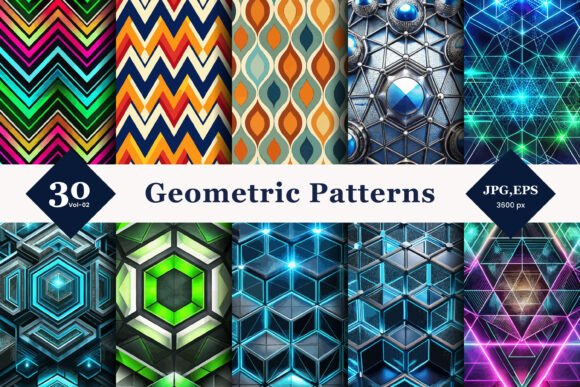 Discover Geometric Seamless Patterns 02