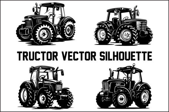 Farming Tractor Silhouette Pack: A Practical Design Resource for Agriculture-Themed Projects