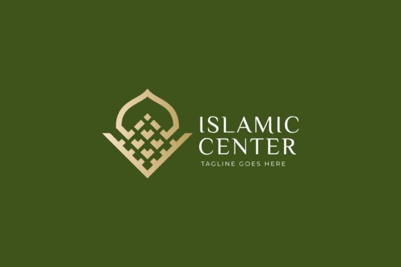 Ornate Islamic Center Logo Mosque: Elevating Brand Identity with Timeless Design